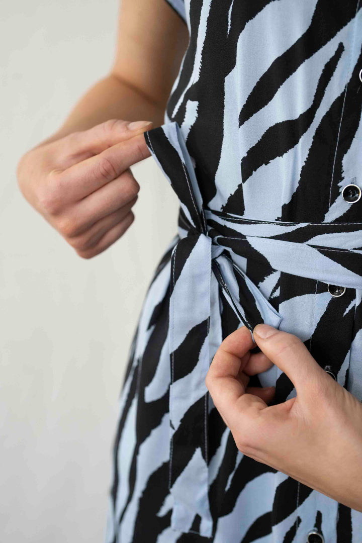 שמלת מקסי אוברסייז הוריקן