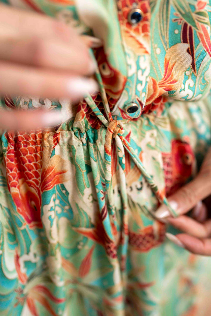 אוברול גל דגי זהב יפן