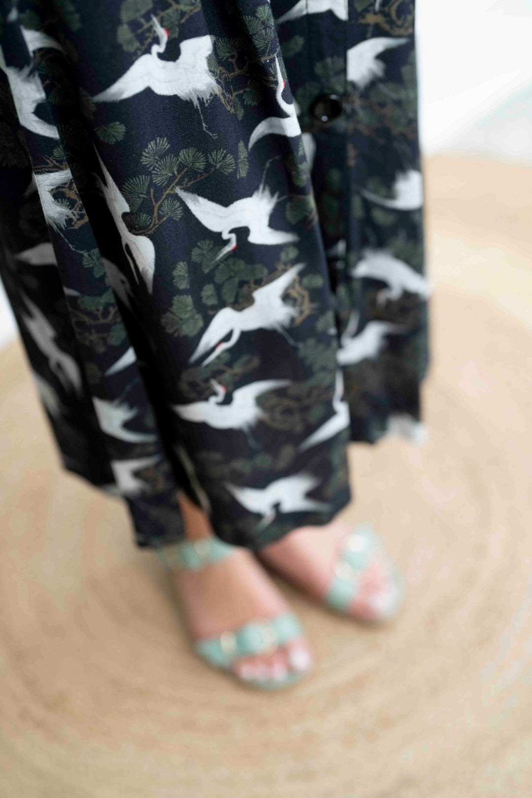 שמלת יולי שרוול עגורים יפן