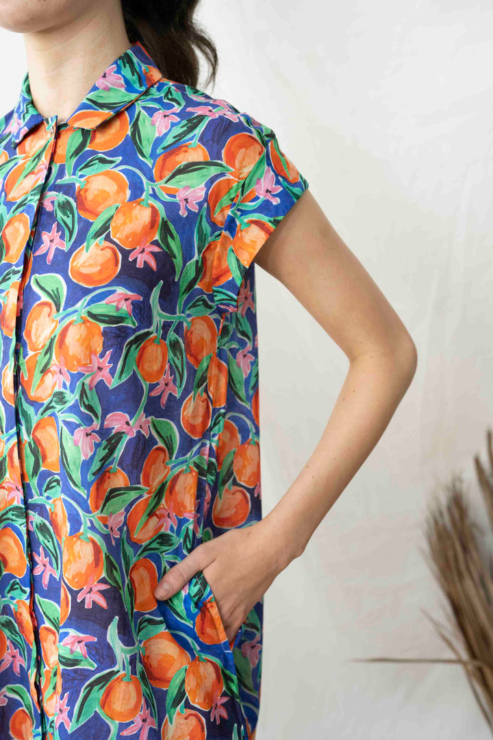 שמלת טוקיו תפוזים Back In Stock