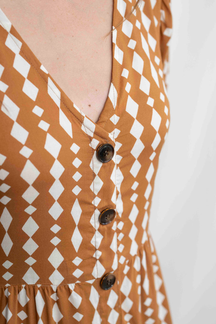 שמלת יולי שרוול מדברית