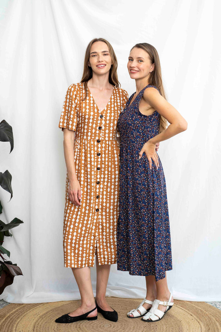 שמלת יולי שרוול מדברית