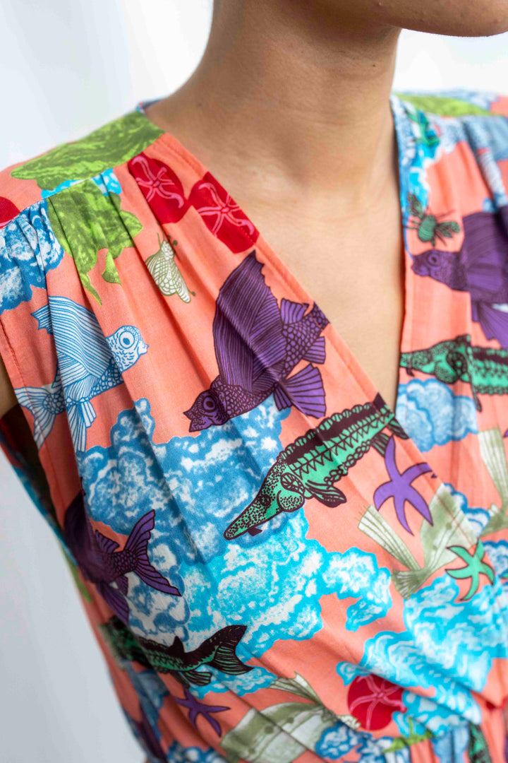 שמלת פיפטיז עולם הים