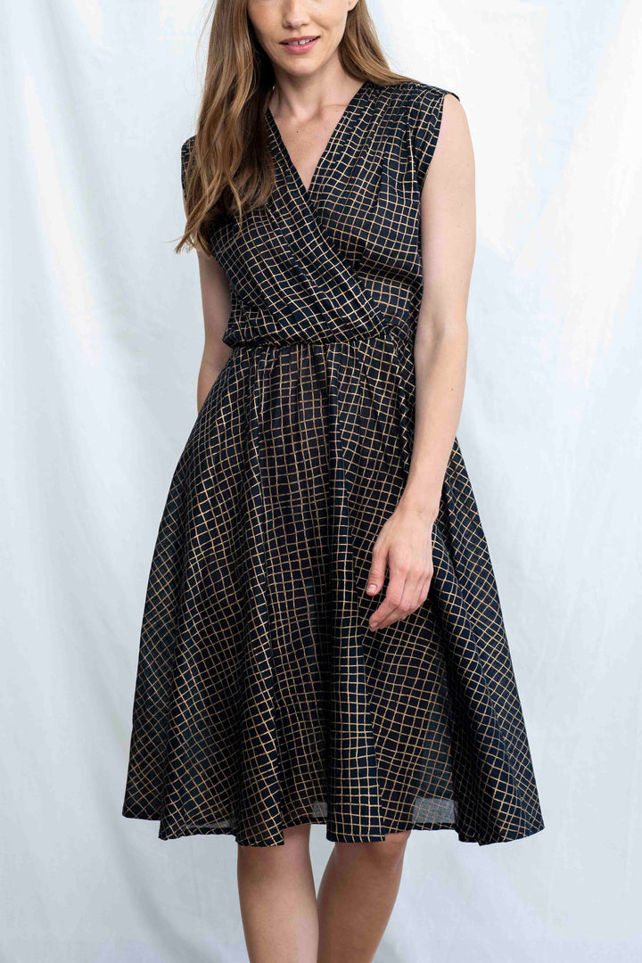 שמלת פיפטיז כלוב זהב