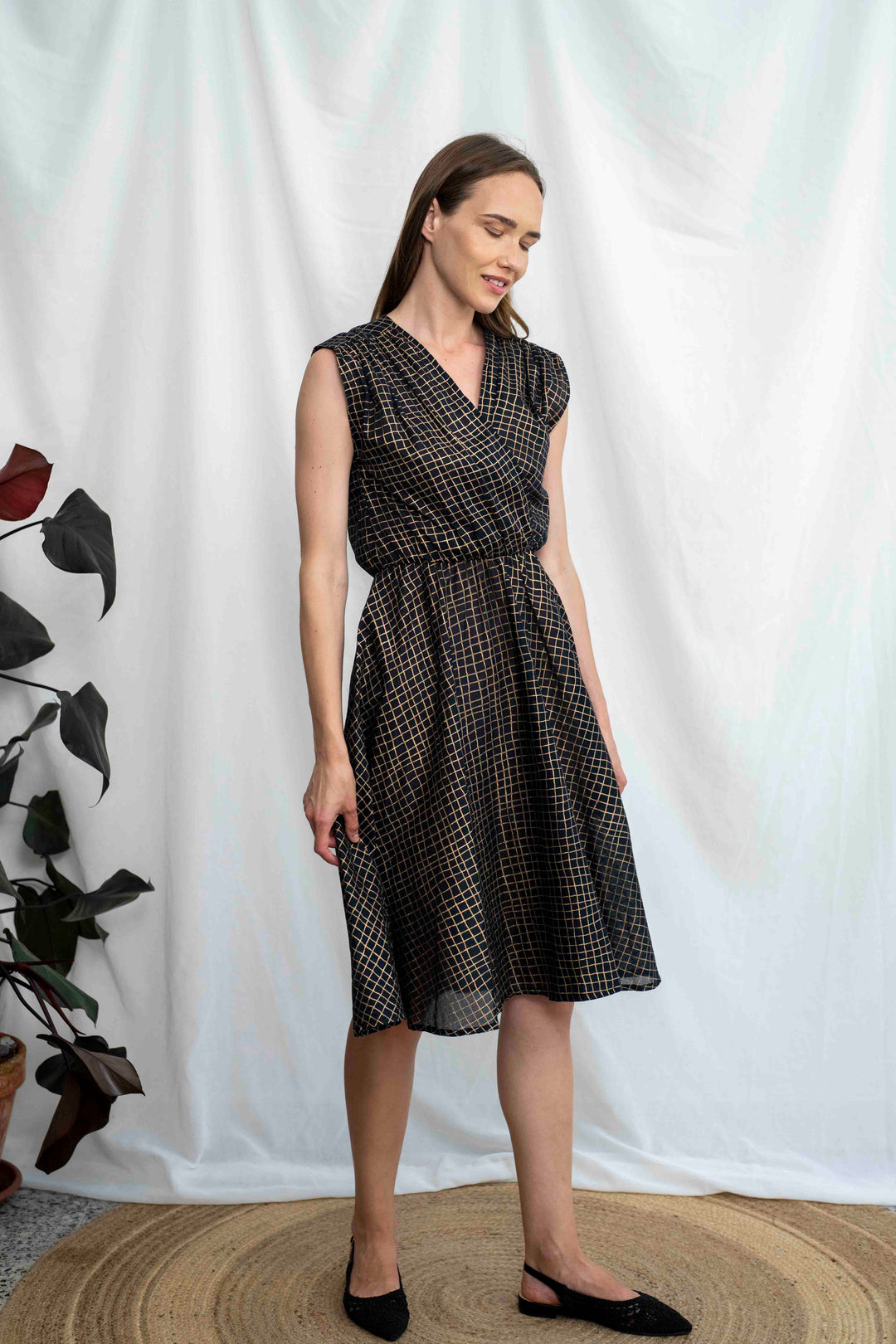 שמלת פיפטיז כלוב זהב