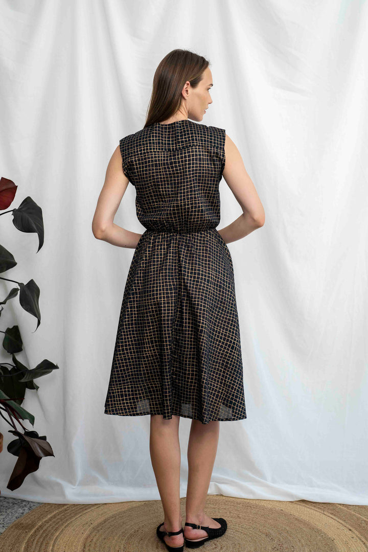 שמלת פיפטיז כלוב זהב