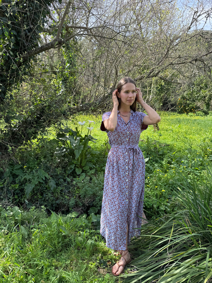 שמלת מקסי אוברסייז זכיתי לאהוב