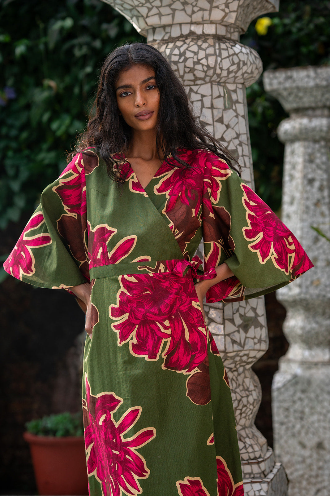 שמלת קימונו מקסי עוצרת נשימה