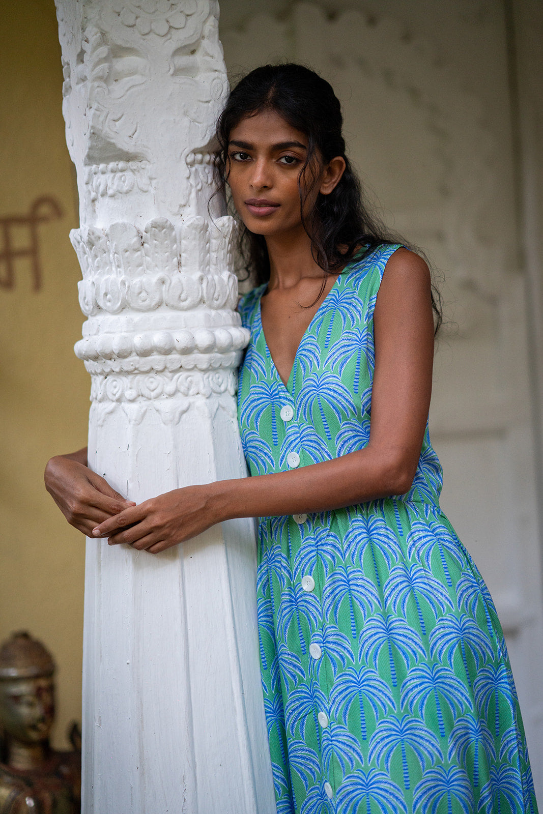 שמלת יולי דקלים