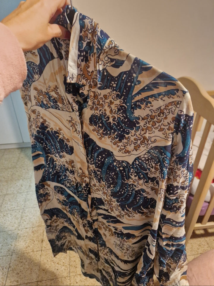 שמלת טוקיו חורף גלים יפניים M