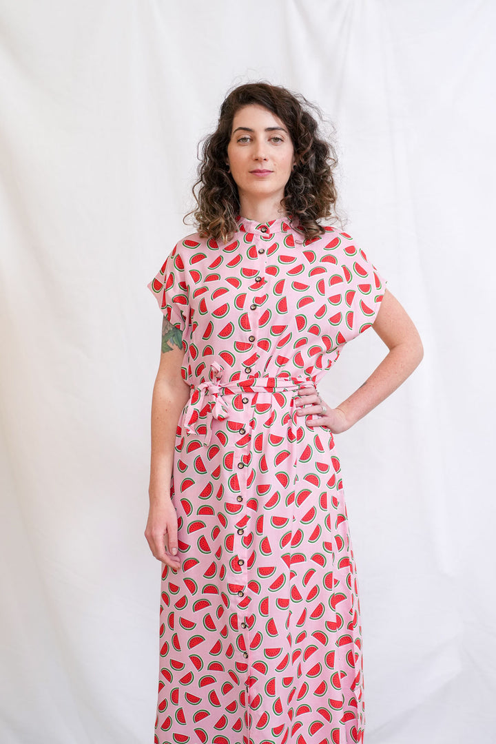 מקסי אוברסייז קוקטייל אבטיח ורוד