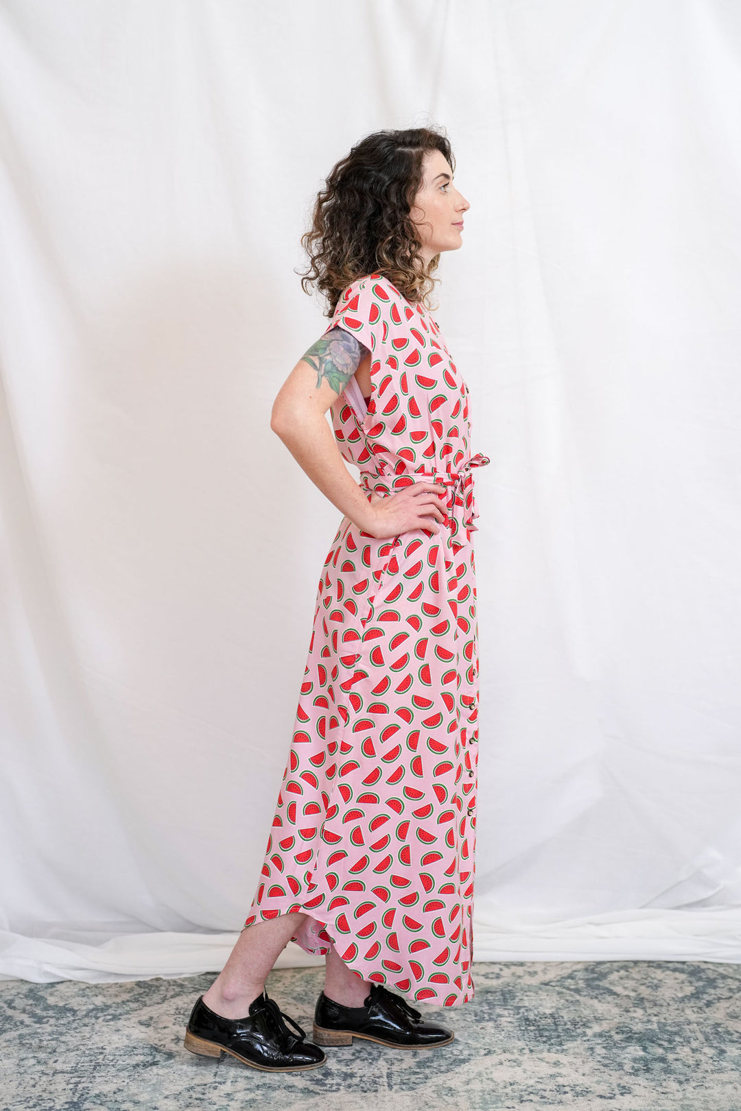 מקסי אוברסייז קוקטייל אבטיח ורוד