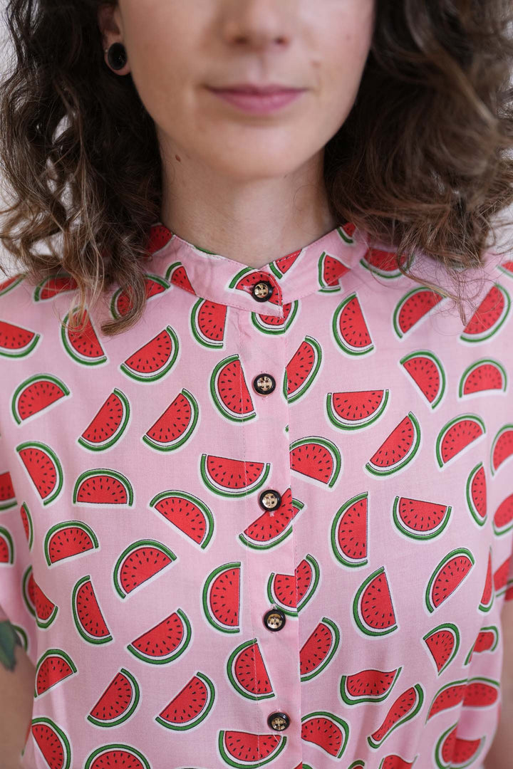 מקסי אוברסייז קוקטייל אבטיח ורוד