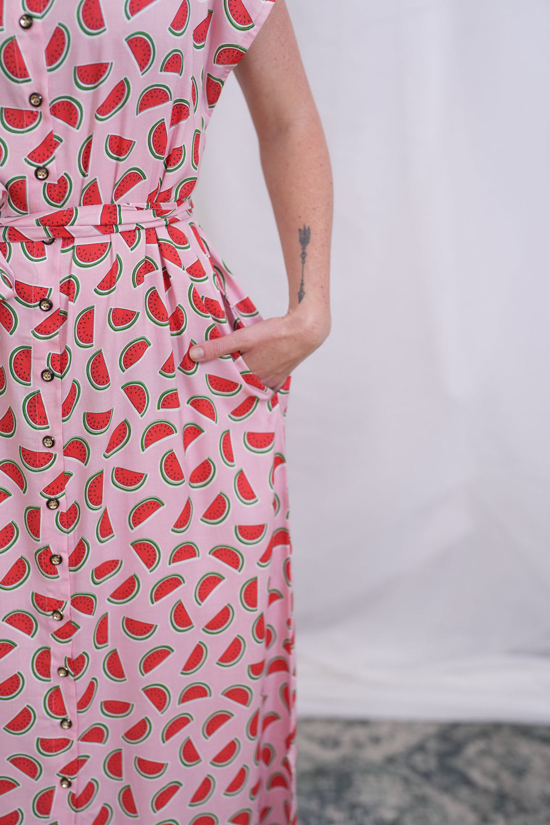 מקסי אוברסייז קוקטייל אבטיח ורוד