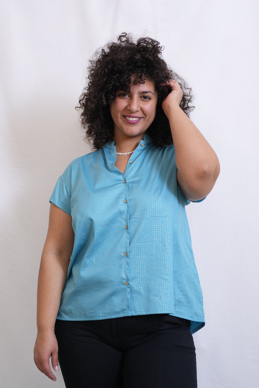 חולצת טוני טיפות זהב