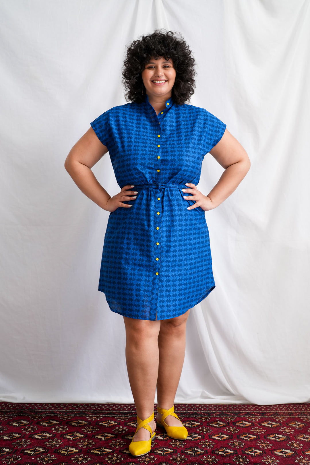 שמלת מידי אוברסייז דגי מזל