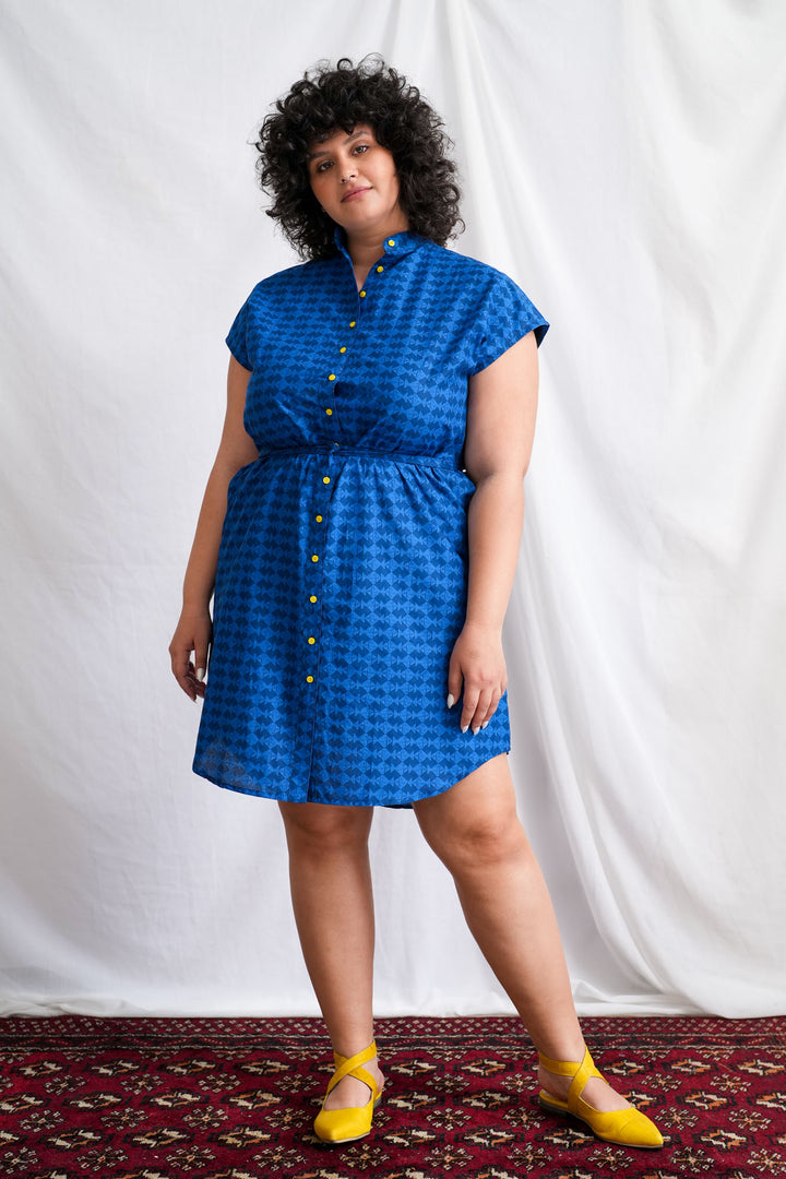 שמלת מידי אוברסייז דגי מזל