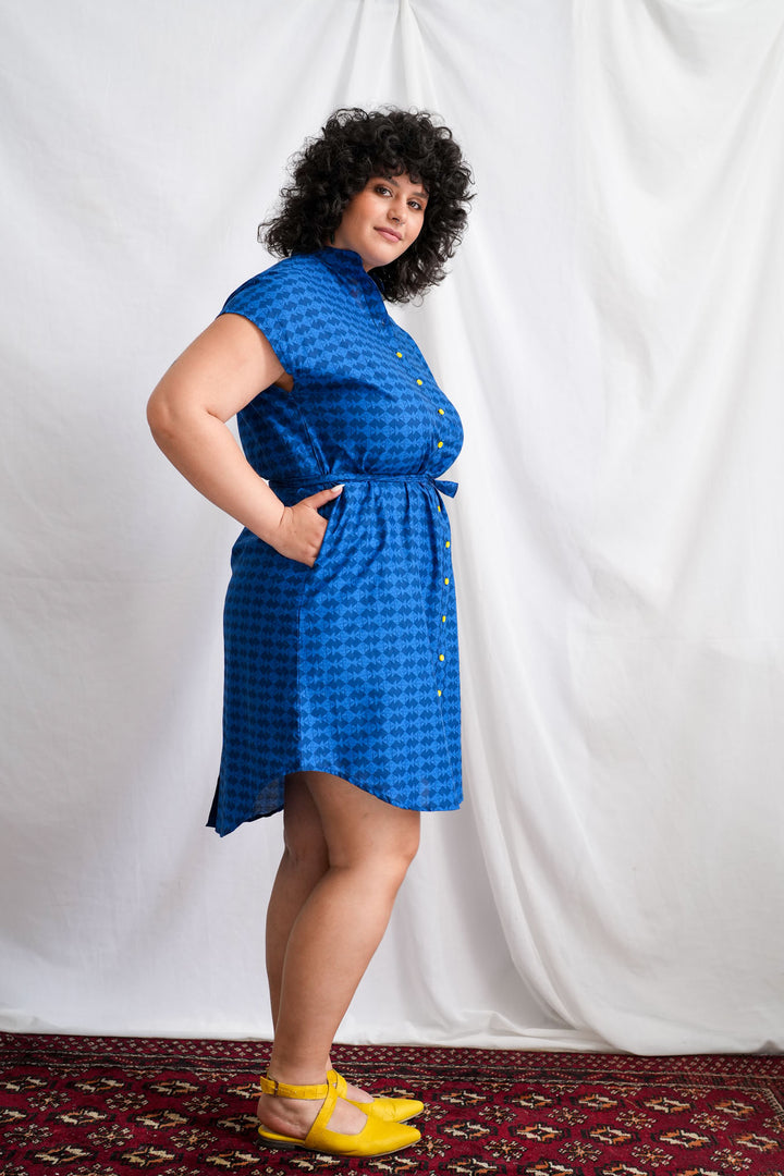 שמלת מידי אוברסייז דגי מזל