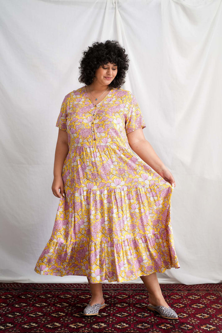 שמלת קומות פרחונית מתוקה