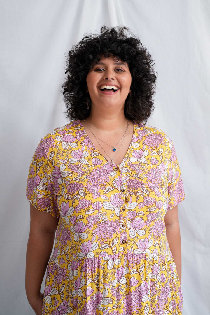 שמלת קומות פרחונית מתוקה