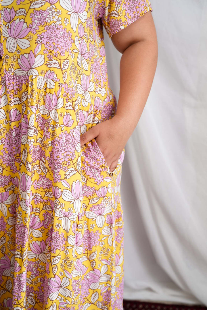 שמלת קומות פרחונית מתוקה