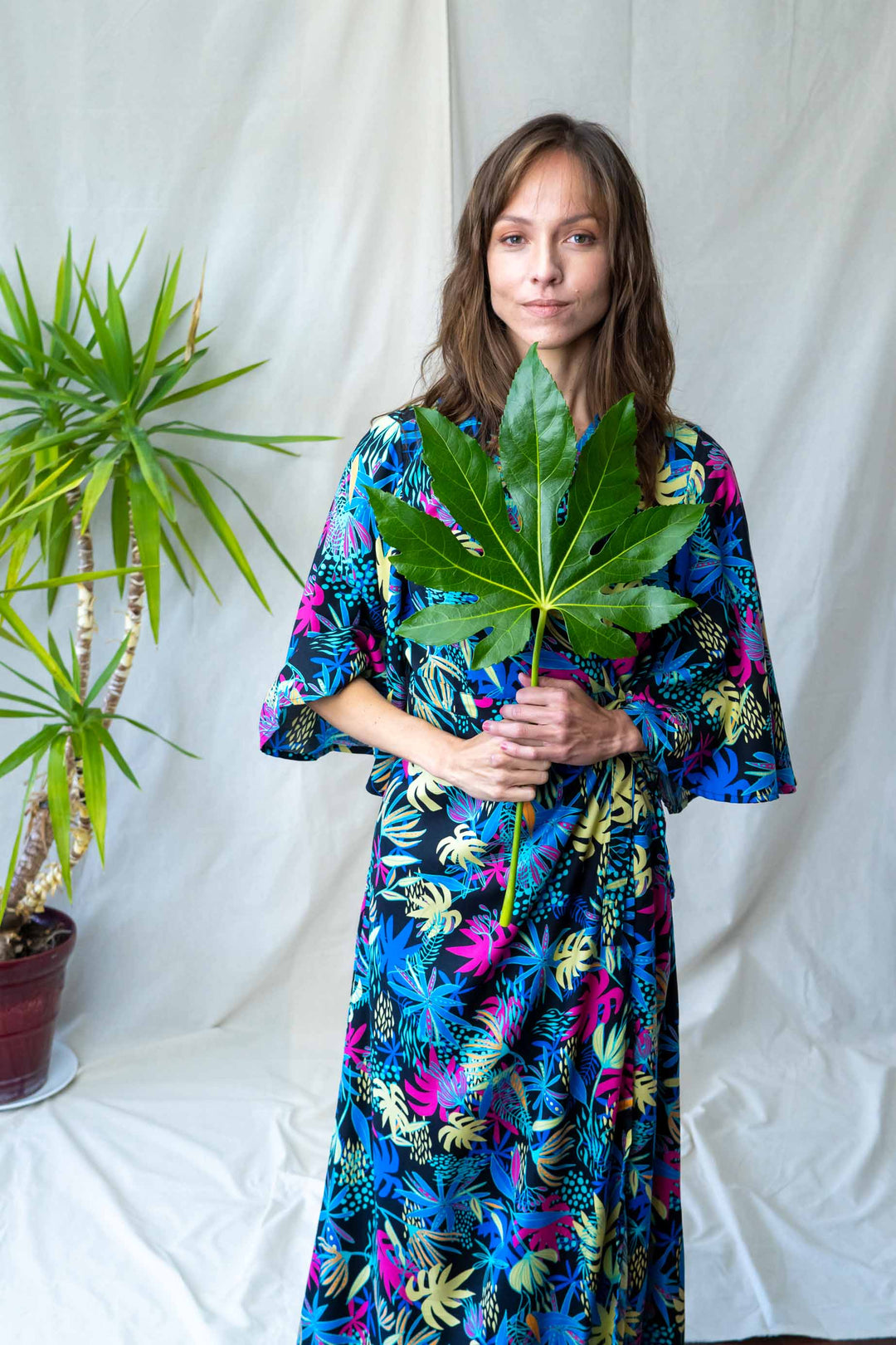 שמלת קימונו מקסי אולטרה