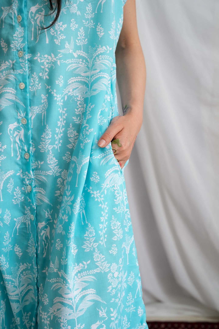 מקסי אוברסייז במבי תכלת