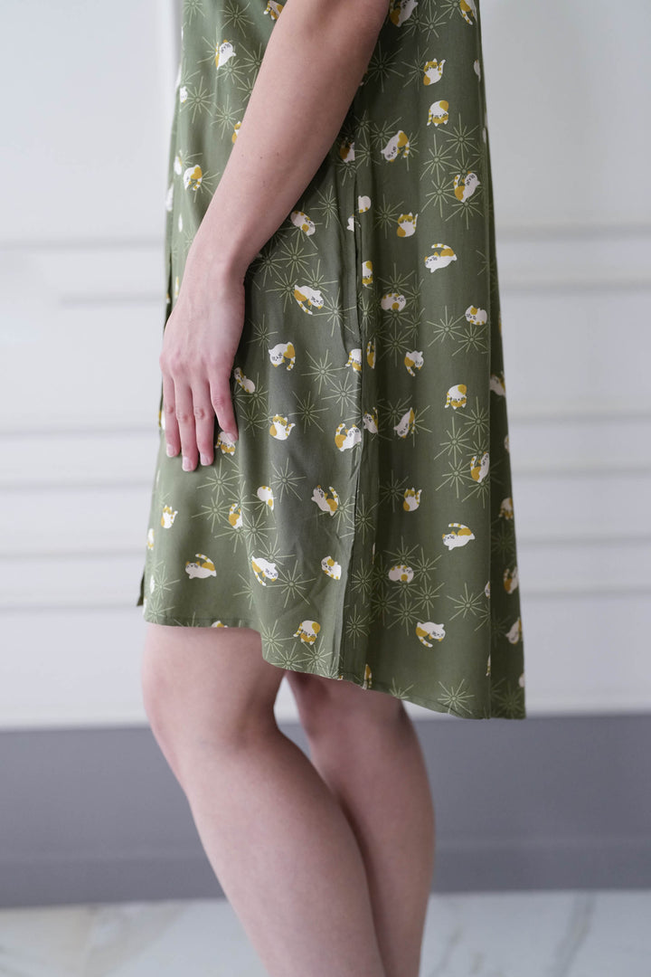 שמלת טוקיו חתולי מזל