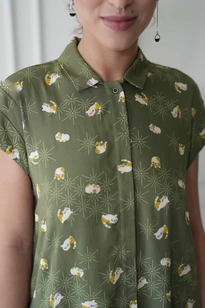 שמלת טוקיו חתולי מזל