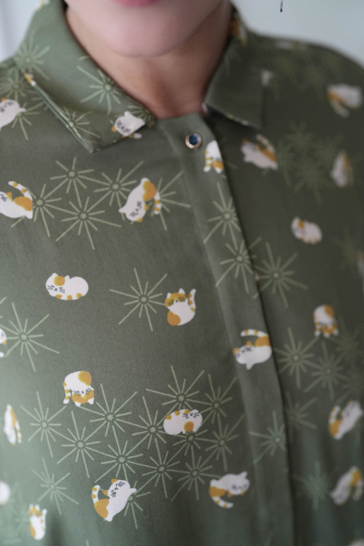 שמלת טוקיו חתולי מזל