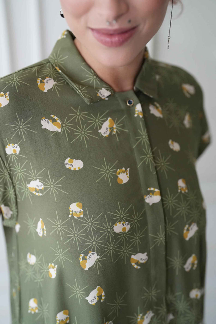 שמלת טוקיו חתולי מזל