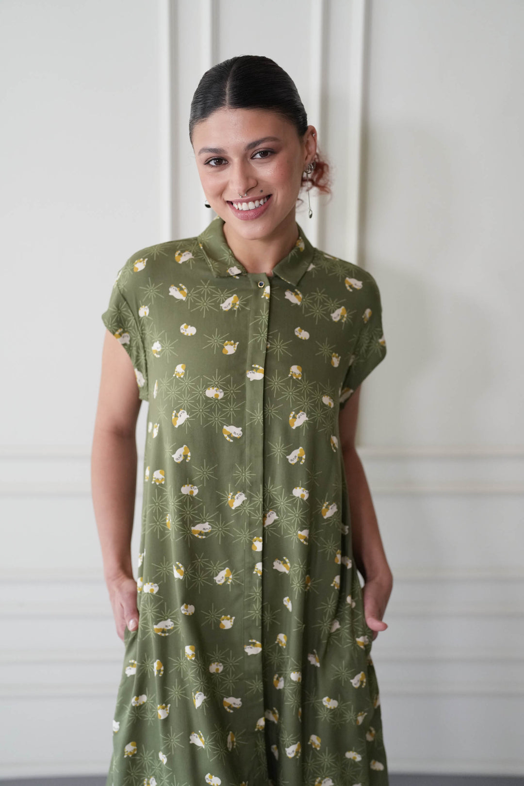 שמלת טוקיו חתולי מזל