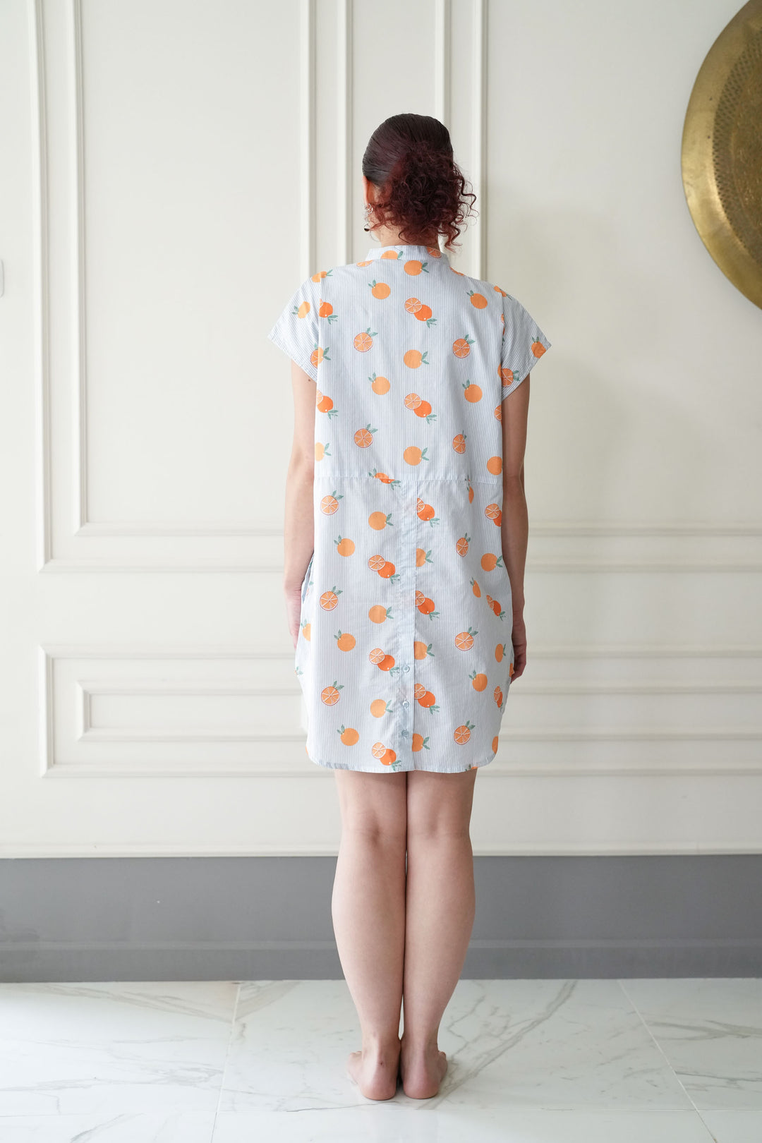 טוניקת מיני אוברסייז סוף עונת התפוזים