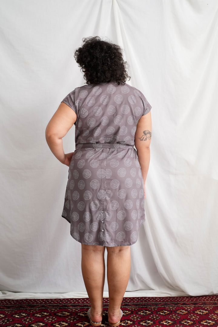 שמלת מידי אוברסייז ספירלה