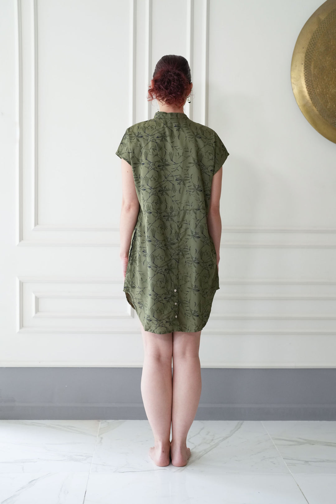 טוניקת מיני אוברסייז גרין ג׳ונגל