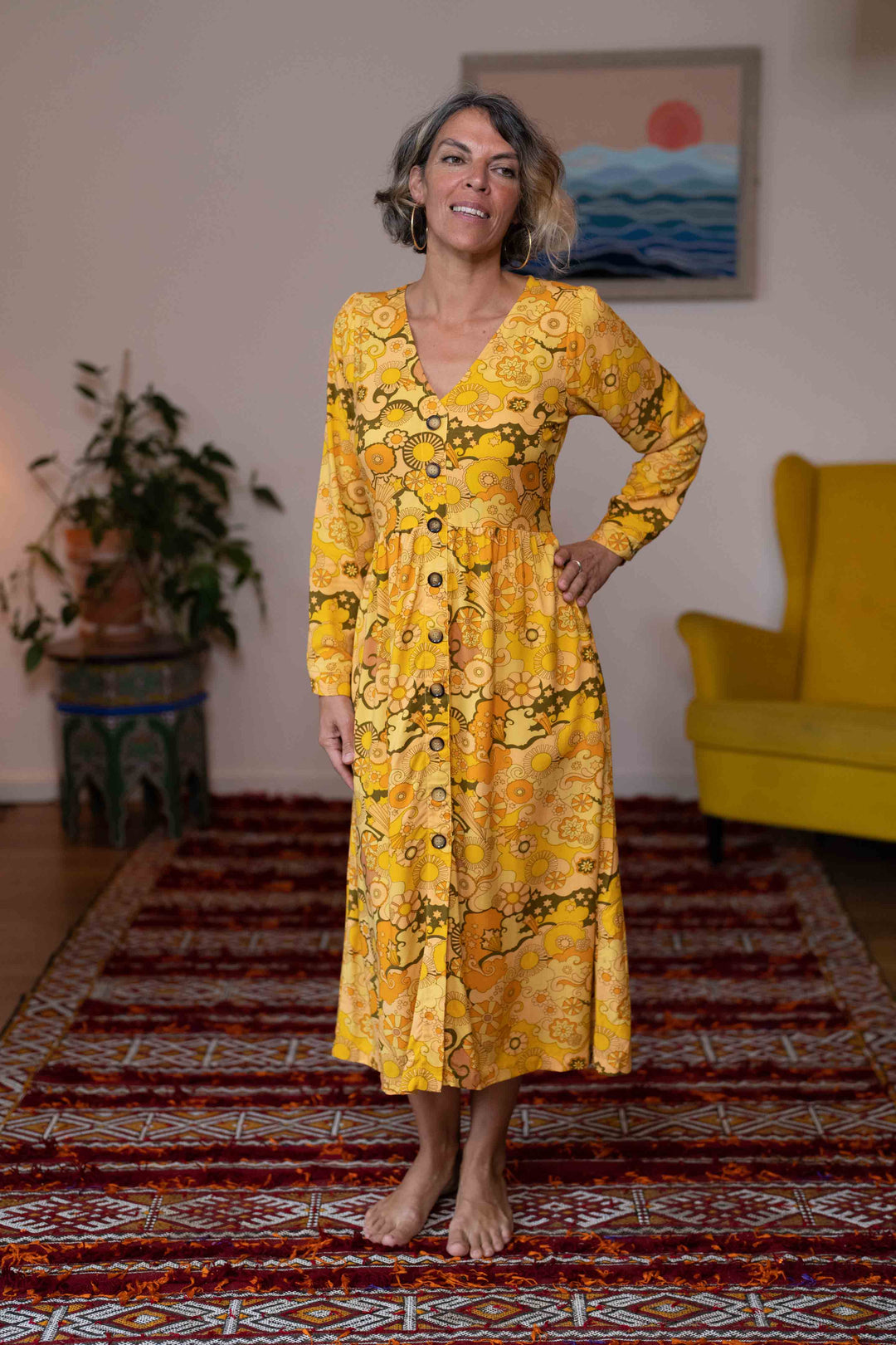 שמלת יולי חורף וודסטוק