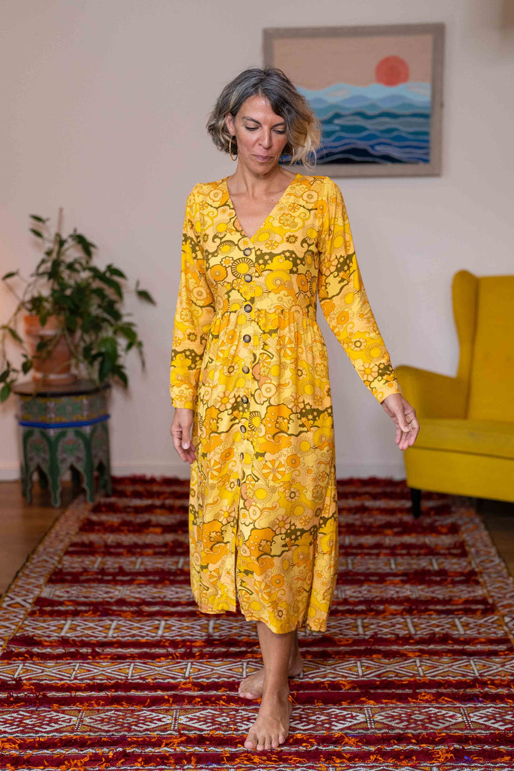 שמלת יולי חורף וודסטוק