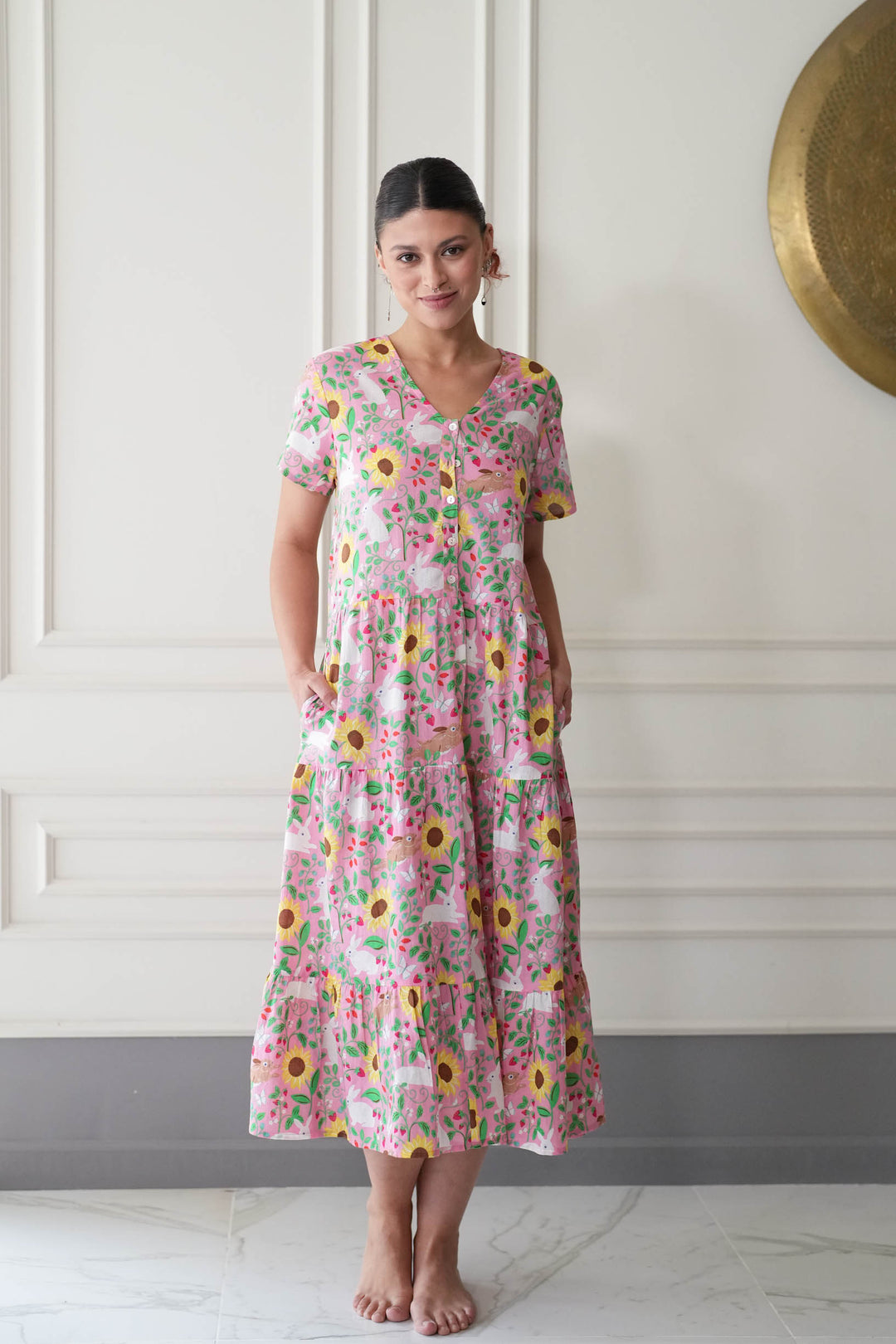 שמלת קומות הארנב הלבן