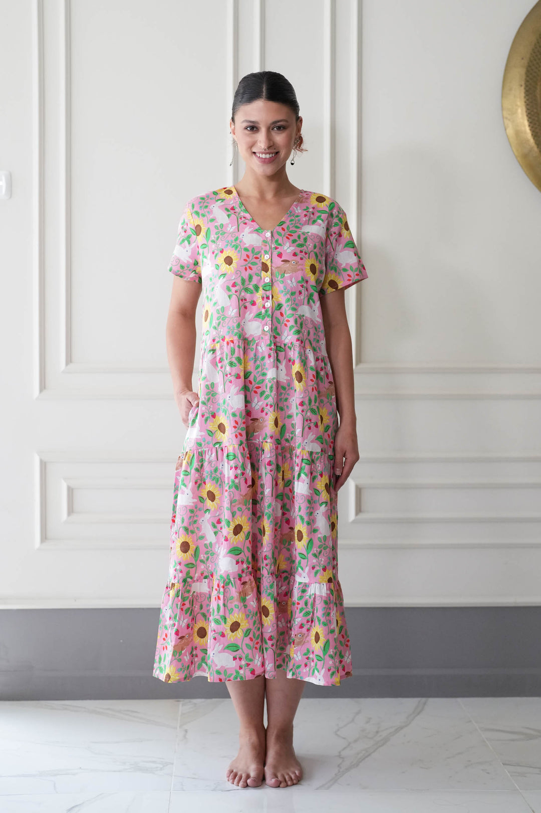 שמלת קומות הארנב הלבן