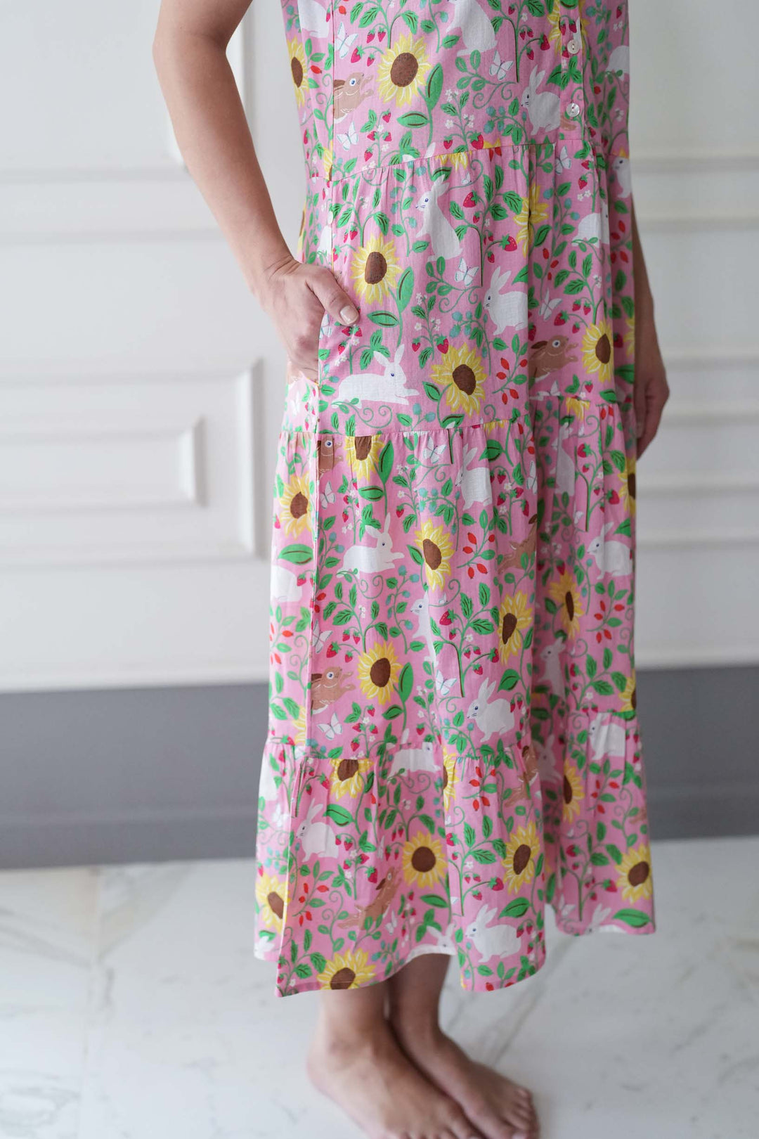 שמלת קומות הארנב הלבן