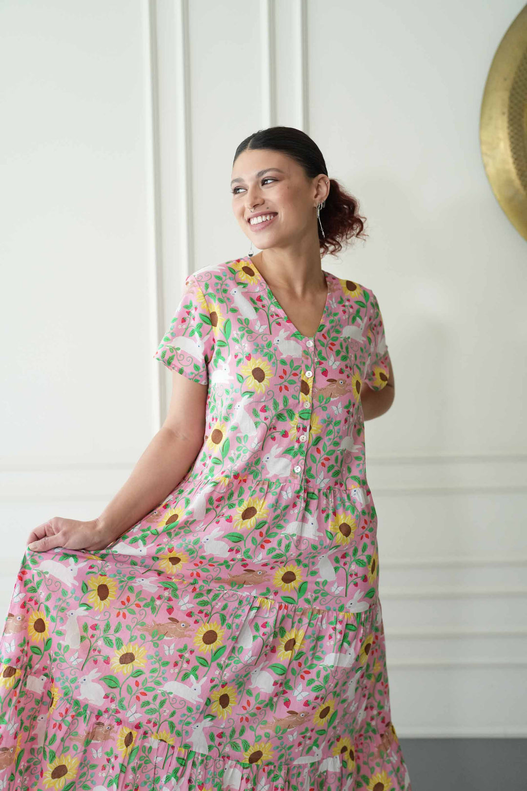 שמלת קומות הארנב הלבן