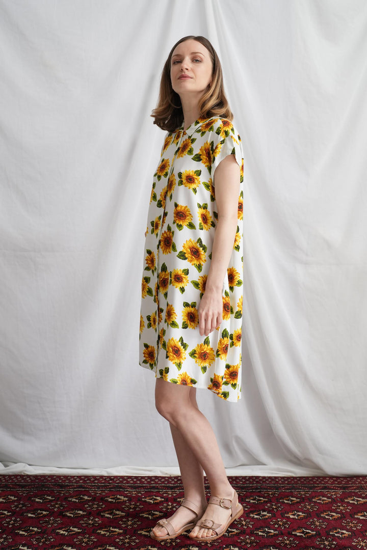 שמלת טוקיו חמניות