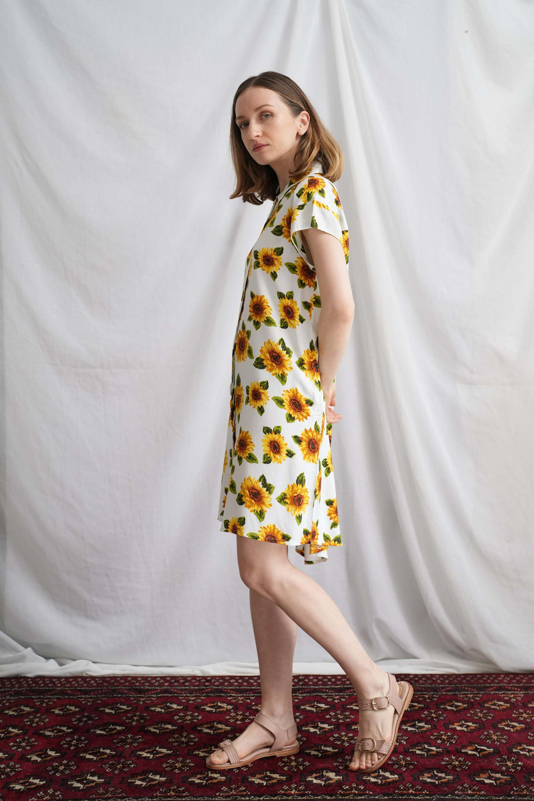 שמלת טוקיו חמניות