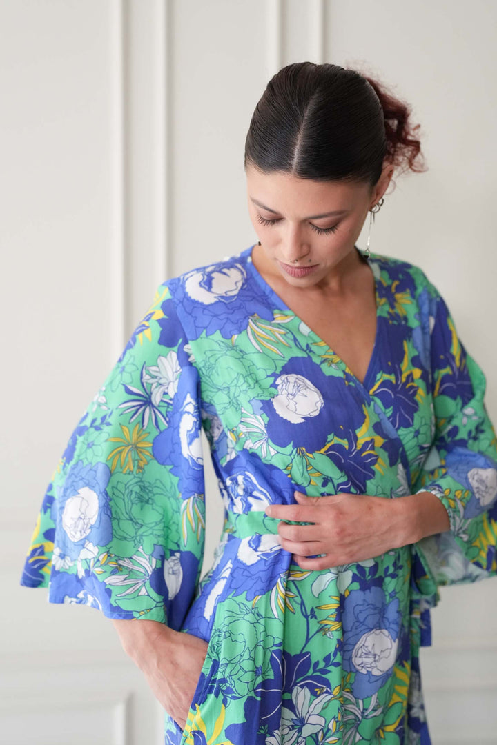 שמלת קימונו מיני את כמו חלום