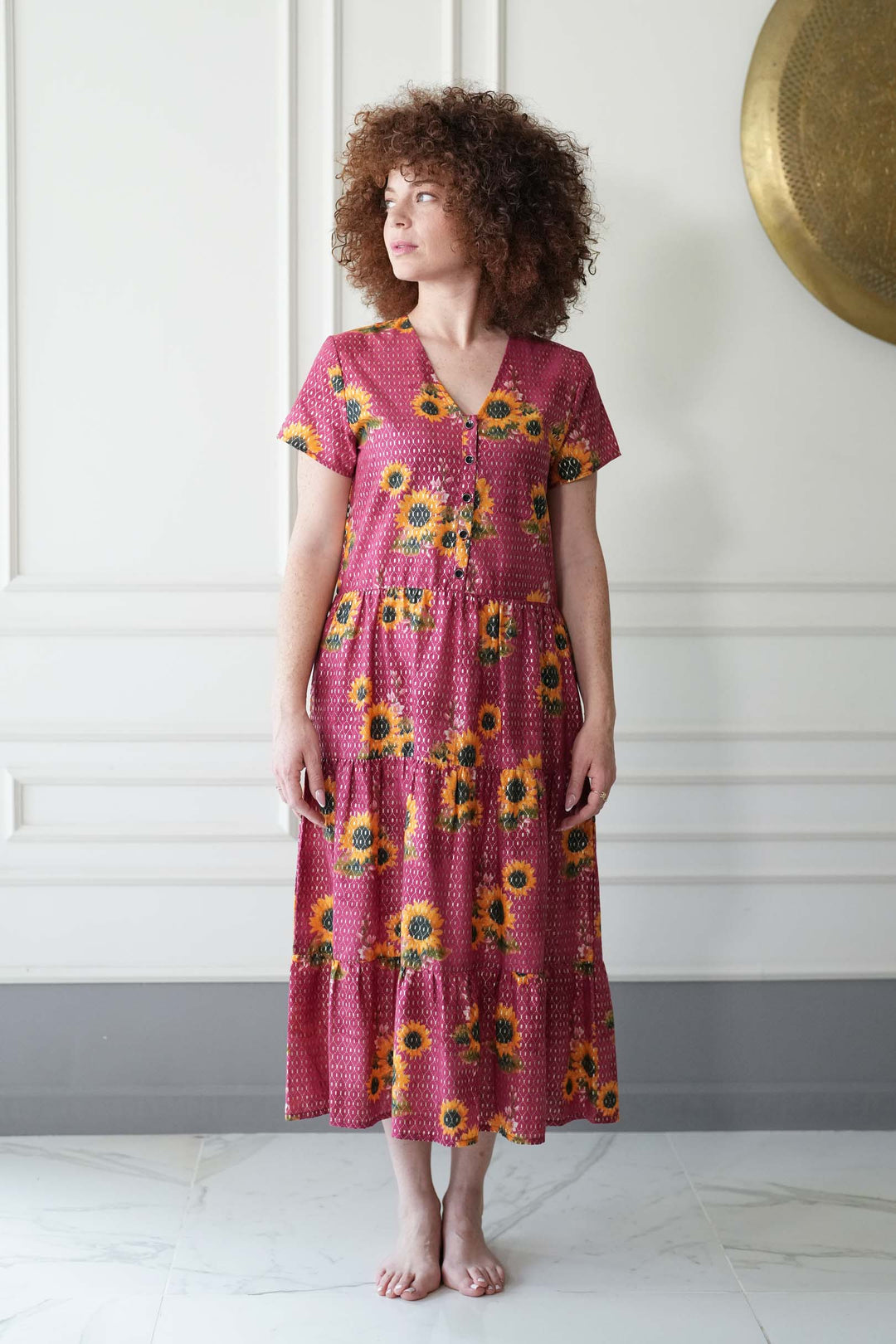 שמלת קומות שקיעתה של הזריחה