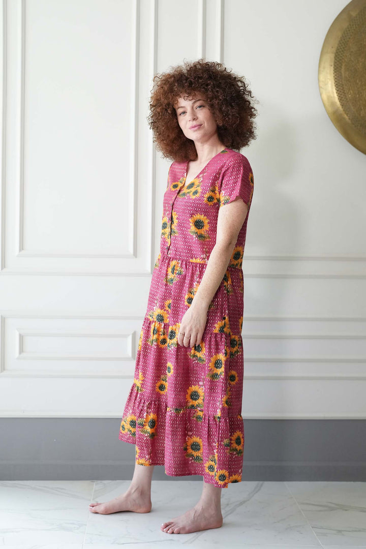 שמלת קומות שקיעתה של הזריחה