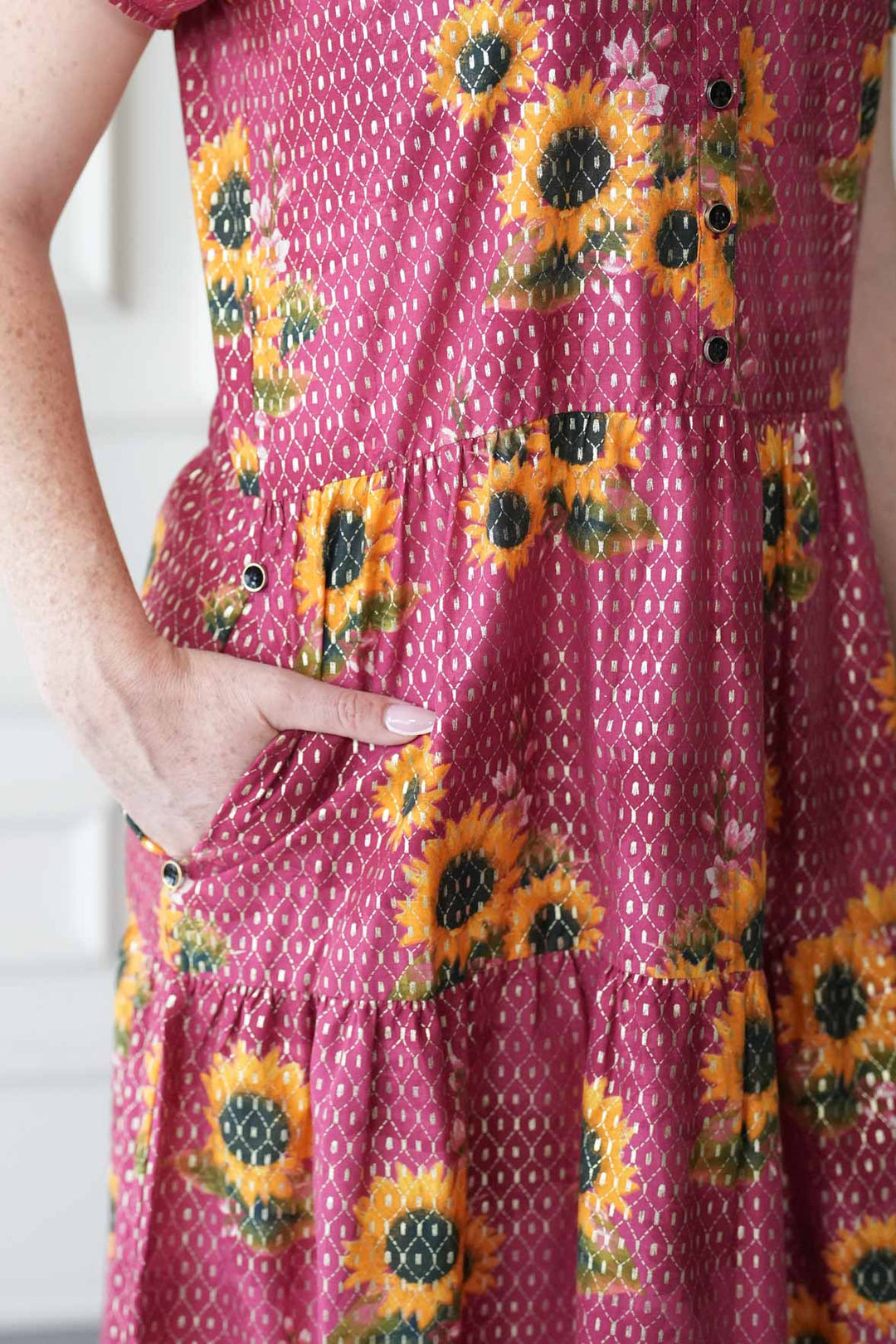 שמלת קומות שקיעתה של הזריחה