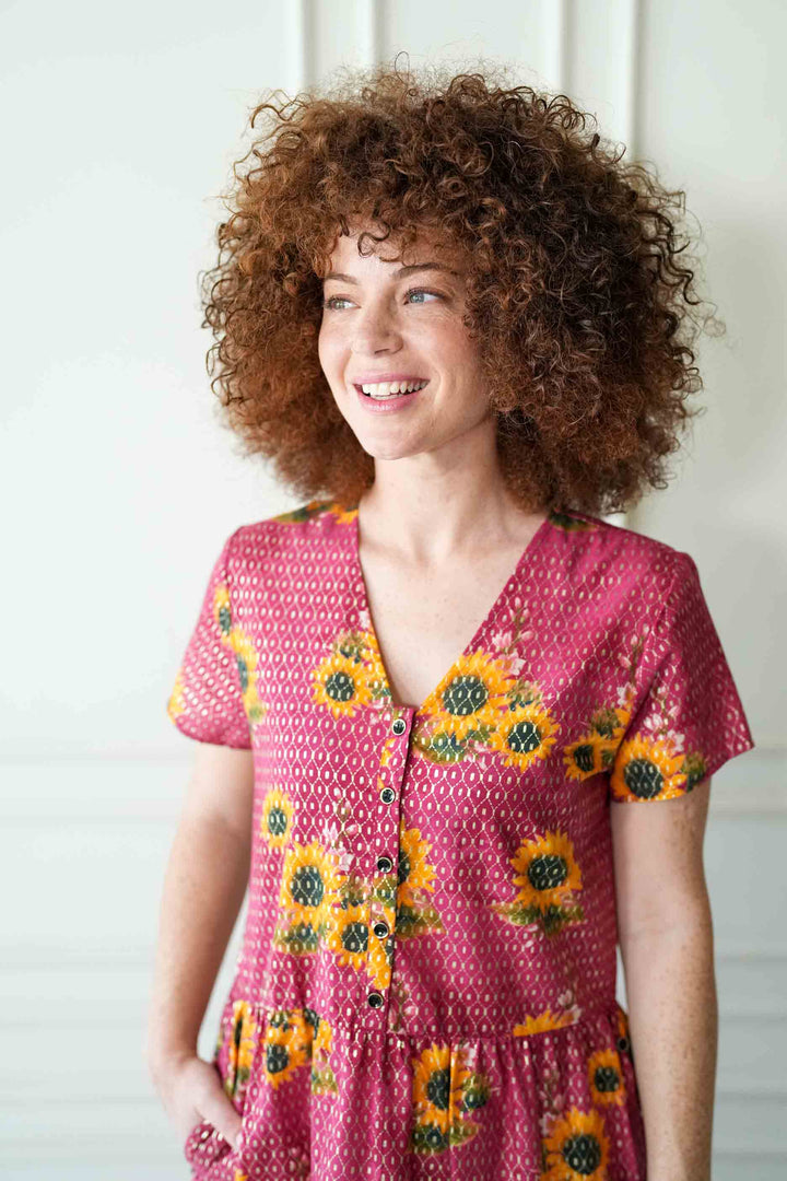 שמלת קומות שקיעתה של הזריחה