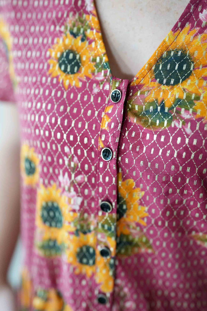 שמלת קומות שקיעתה של הזריחה