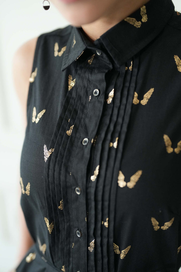 שמלת לילי כנפיי זהב